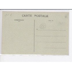 ATTIGNY: vue du village, petit pont, personnages - très bon état