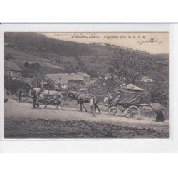 ALTWEIER-AUBURE: attelage, dilligence(?) - état (partiellement décollée)