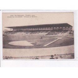 RUGBY: VIIIe olympiade paris 1924, stade de colombes, tribunes de marathon - très bon état