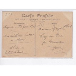 AUXERRE: retraite illuminée de 1908, bouquetières - très bon état