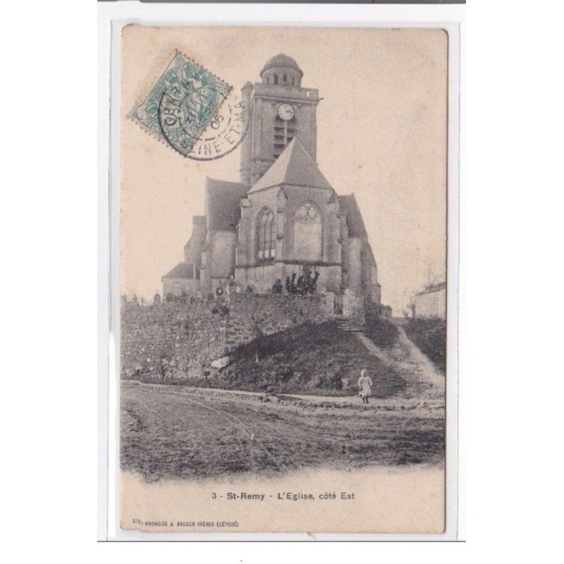 St-REMY : l'eglise cote est - tres bon etat