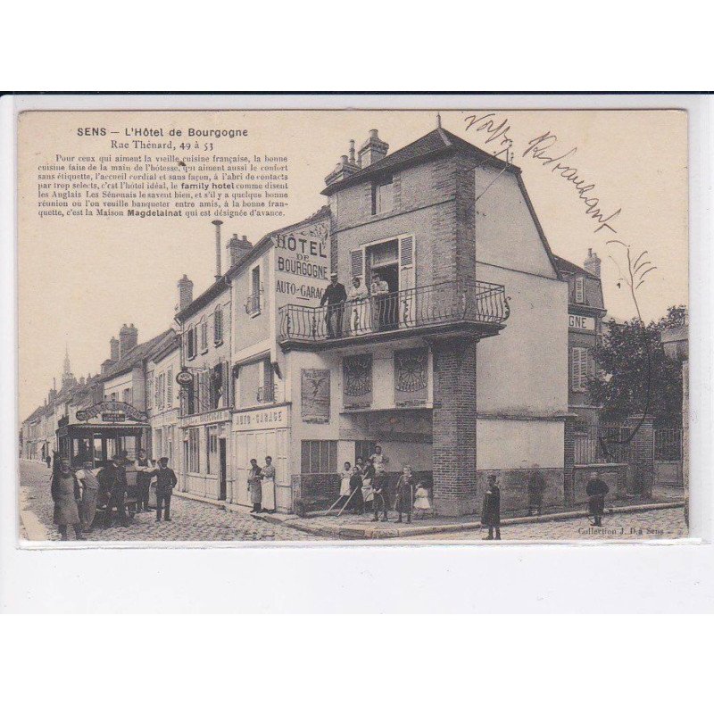 SENS: l'hôtel de bourgogne - très bon état