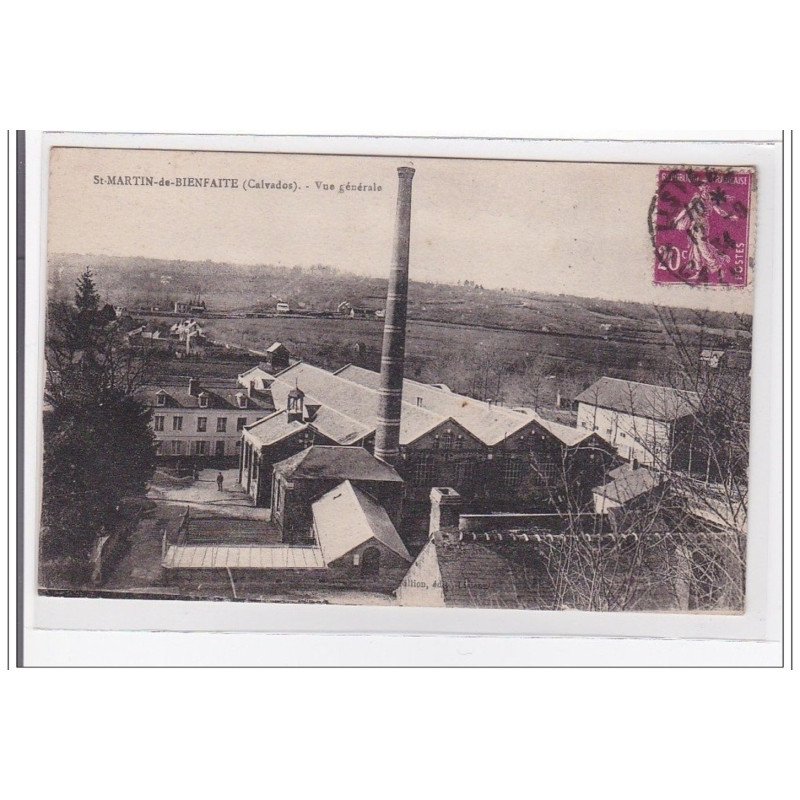 St-MARTIN-de-BIENFAITE : vue generale - tres bon etat