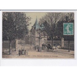 TIGERY: château, grille d'entrée, pavillon du concierge - état