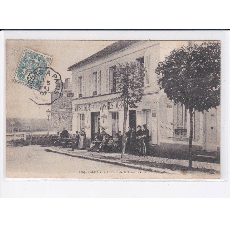 MASSY: le café de la gare - état (recollée)