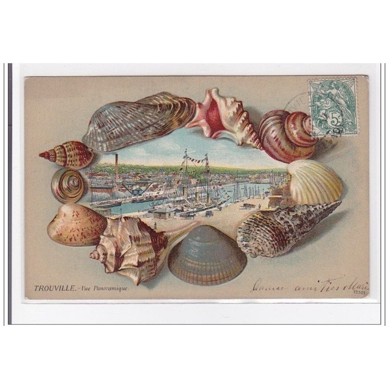 TROUVILE : vue panoramique - tres bon etat