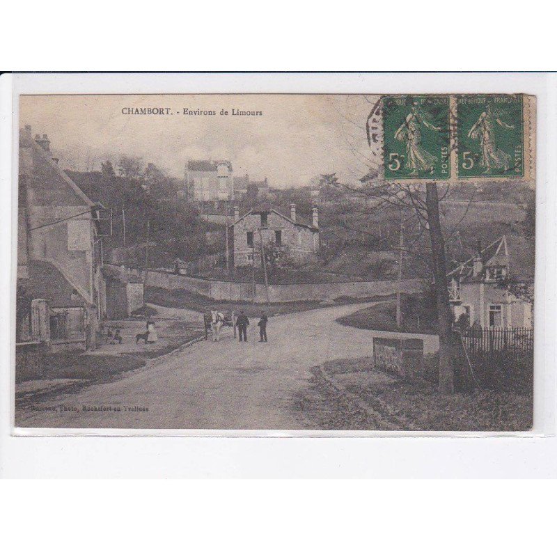 CHAMBORT: scène de rue - très bon état