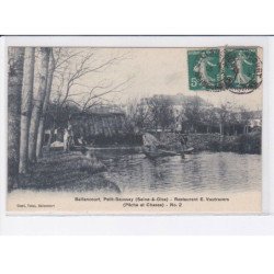 BALLANCOURT, PETIT-SAUSSAY: restaurant E. Vautravers, pêche et chasse n°2 - très bon état