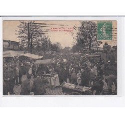 SEINE-SAINT-DENIS: le marché aux puces, avenue du centenaire - état