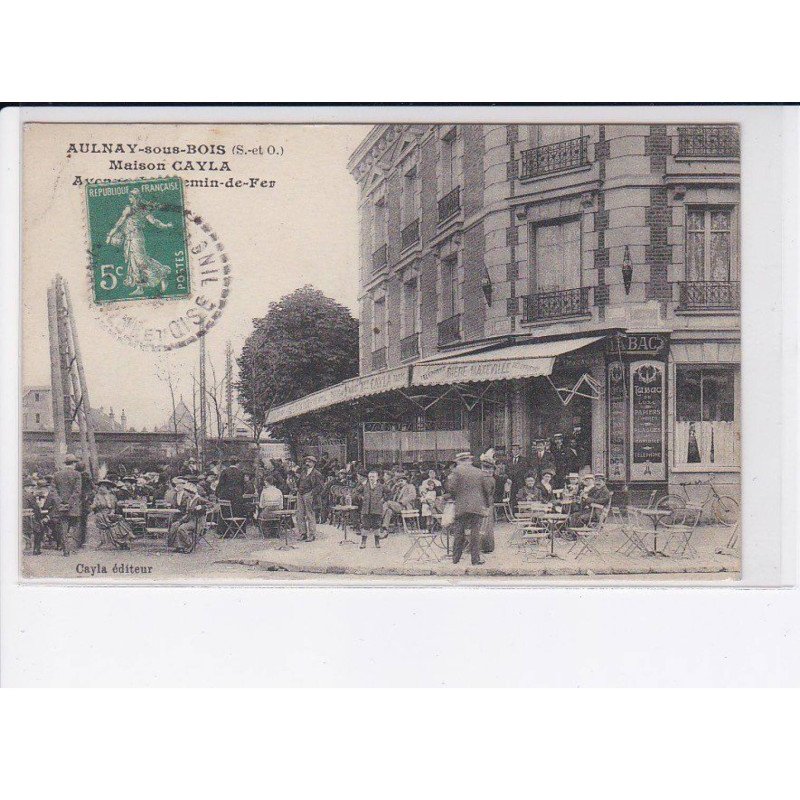 AULNAY-sous-BOIS: maison cayla, avenue du chemin de fer - très bon état