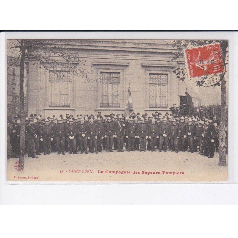 SAINT-OUEN: la compagnie des sapeurs-pompiers -état déollée