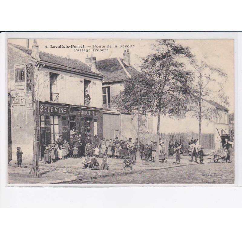LEVALLOIS-PERRET: route de la révolte, passage trébert - très bon état