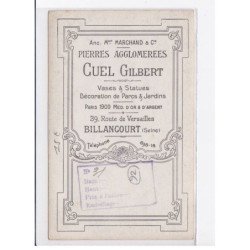 BILLANCOURT: Cuel Gilbert pierres agglomérées, vase - très bon état