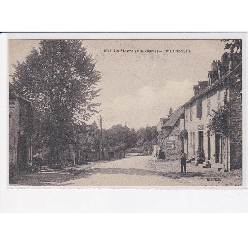 LA MEYZE: rue principale - très bon état