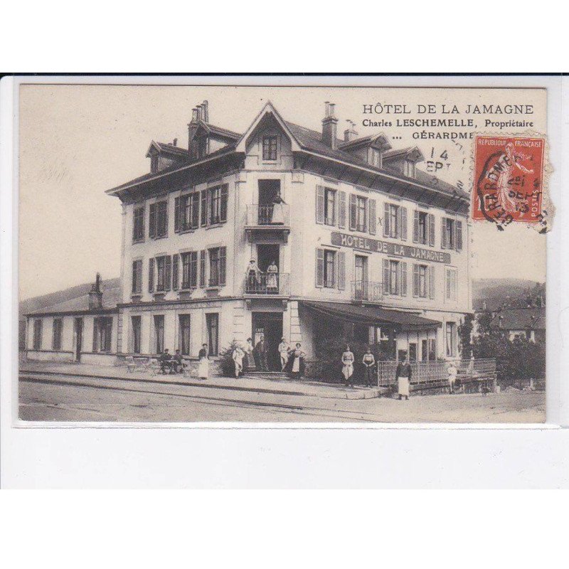 GERARDMER: hôtel de la jamagne, charles leschemelle - très bon état
