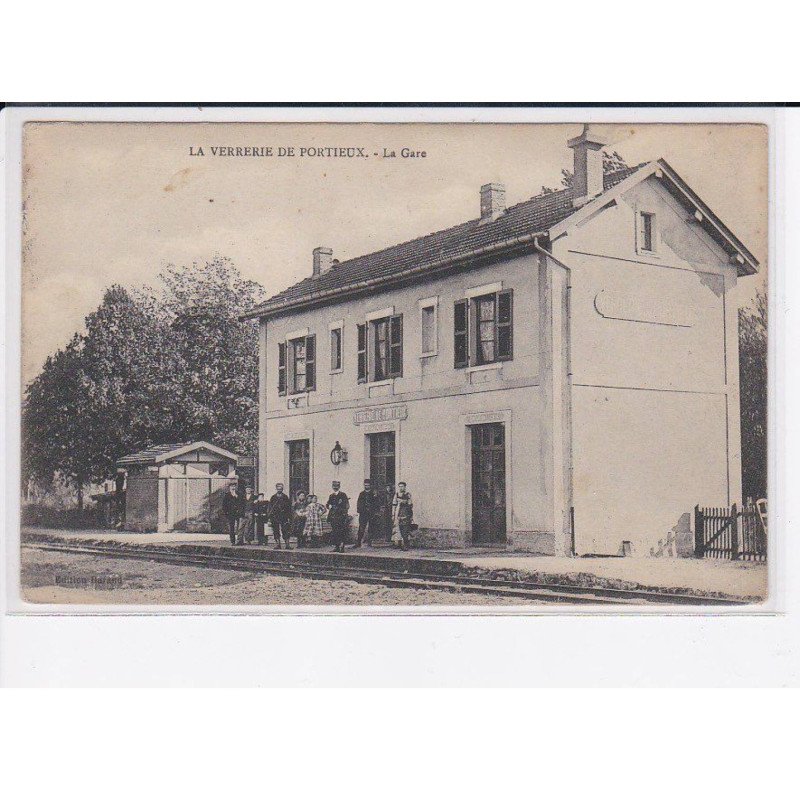 LA VERRERIE DE PORTRIEUX: la gare - très bon état