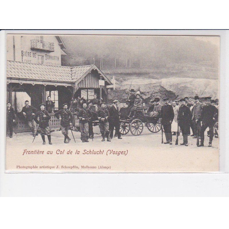 VOSGES: frontière au col de la schlucht - très bon état