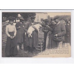 AVALLON: un jour de foire, marché de cochon - très bon état