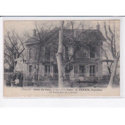 AVALLON: hôtel du parc en face la gare, tabac, le prunier fleuri au 15 janvier - très bon état