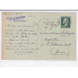 VILLENEUVE-sur-YONNE: cavalcade du 7 mai 1922, char des provinces - très bon état