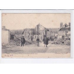 SENS: le faubourg d'yonne en démolition 1904 - très bon état