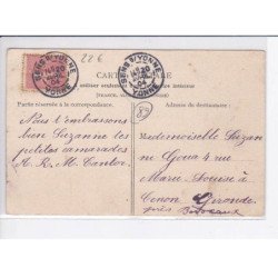 SENS: le faubourg d'yonne en démolition 1904 - très bon état