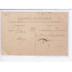 SENS: fêtes 1908, la jeune société de musique marseillaise ouvrant la marche - très bon état