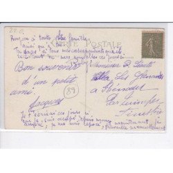 SENS: route de saint-martin-du-tertre, attelage âne - très bon état