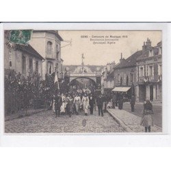 SENS: concours de musique 1913, estudiantina jemmapoise - très bon état