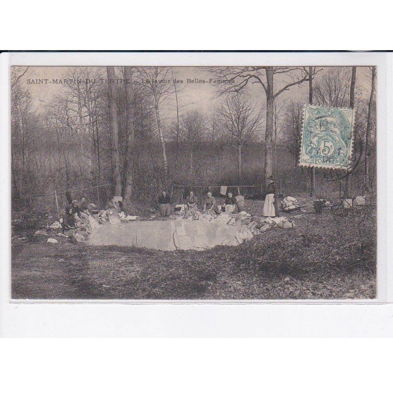 SAINT-MARTIN-du-TERTRE: le lavoir des belles-femmes - très bon état