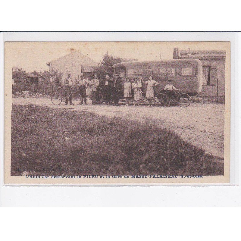 MASSY-PALAISEAU: l'auto car desservant le pileu et la gare - très bon état