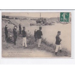 DRAVEIL-VIGNEUX: les grèves, la journée sanglante du 30 juillet, vue générale des sabonnières - très bon état