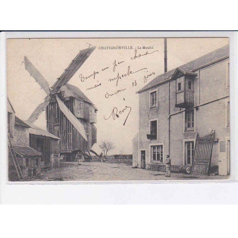 CHATIGNONVILLE: le moulin - très bon état