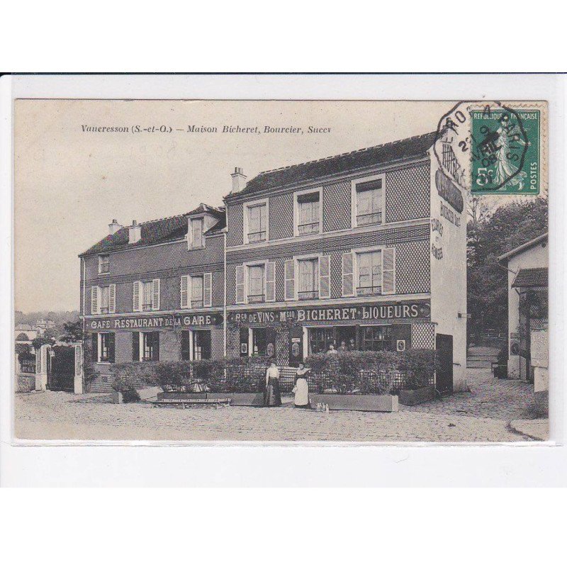 VAUCRESSON: maison bicheret, bourcier, café restaurant de la gare - très bon état