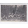 VILLE-D'AVRAY: les bûcherons, bois - très bon état