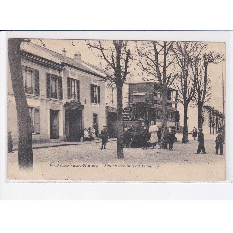 FONTENAY-aux-ROSES: station terminus du tramway - état