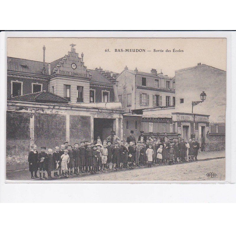 MEUDON: bas-meudon, sortie des écoles - très bon état