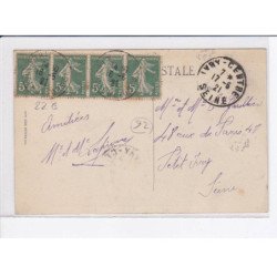 CHAVILLE: étang de l'ursine un jour de fête au restaurant barraud - très bon état