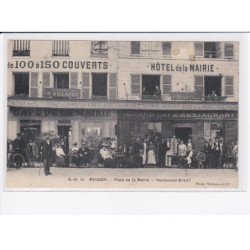 MEUDON: place de la mairie, restaurant nivat - état