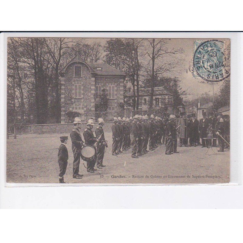 GARCHES: remise de galons au lieutenant de sapeurs-pompiers - état