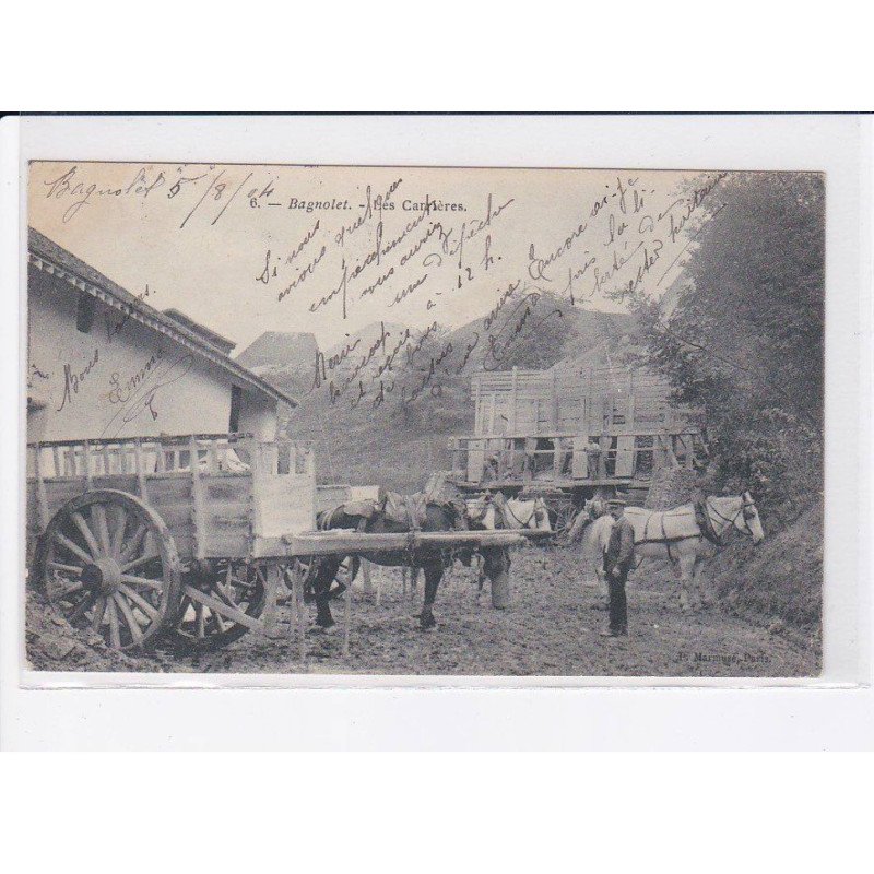 BAGNOLET: les carrières - très bon état