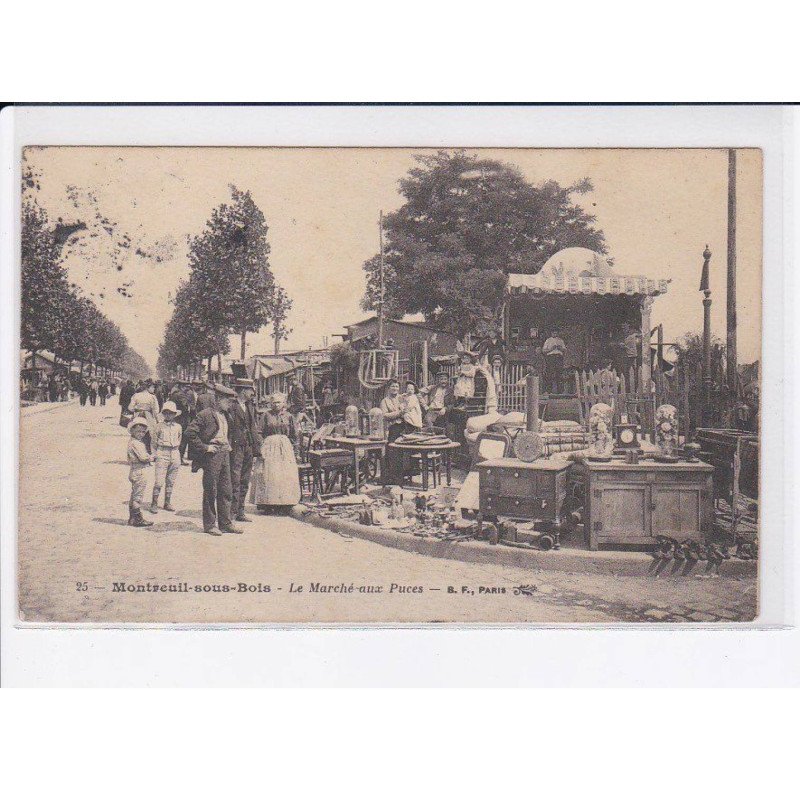 MONTREUIL-sous-BOIS: le marché aux puces - très bon état