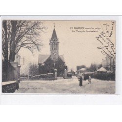 LE RAINCY: sous la neige, le temple protestant - très bon état