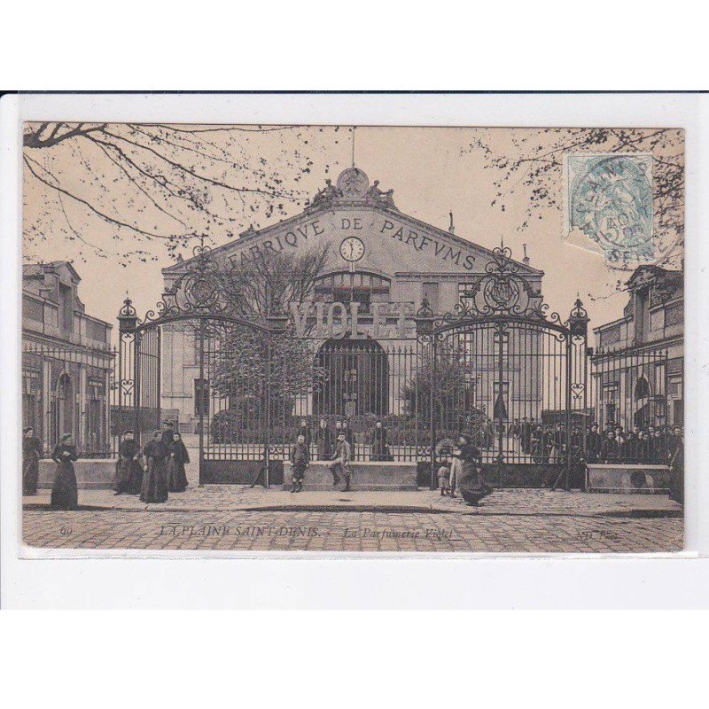 LA PLAINE-SAINT-DENIS: la parfumerie violet - très bon état