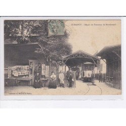 LE RAINCY: départ du tramway de montfermeil, tram - très bon état