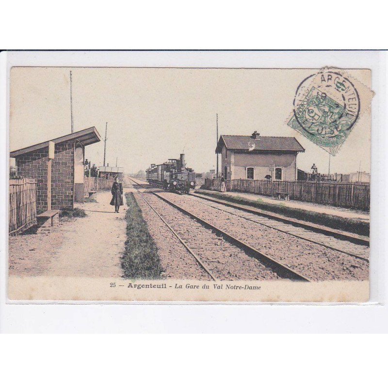 ARGENTEUIL: la gare du val notre-dame - très bon état