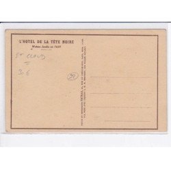 SAINT-CLOUD: l'hôtel de la tête noire, maison fondée en 1650 - très bon état