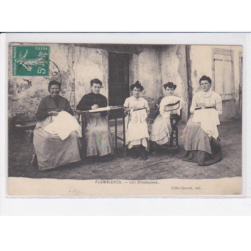 PLOMBIERES: les brodeuses - très bon état