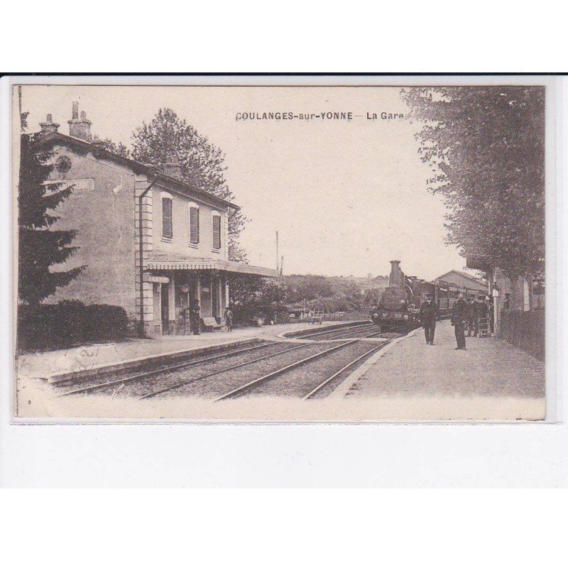 COULANGES-sur-YONNE: la gare - très bon état
