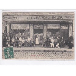 AVALLON: café du chapeau rouge, Ernest Robert - très bon état